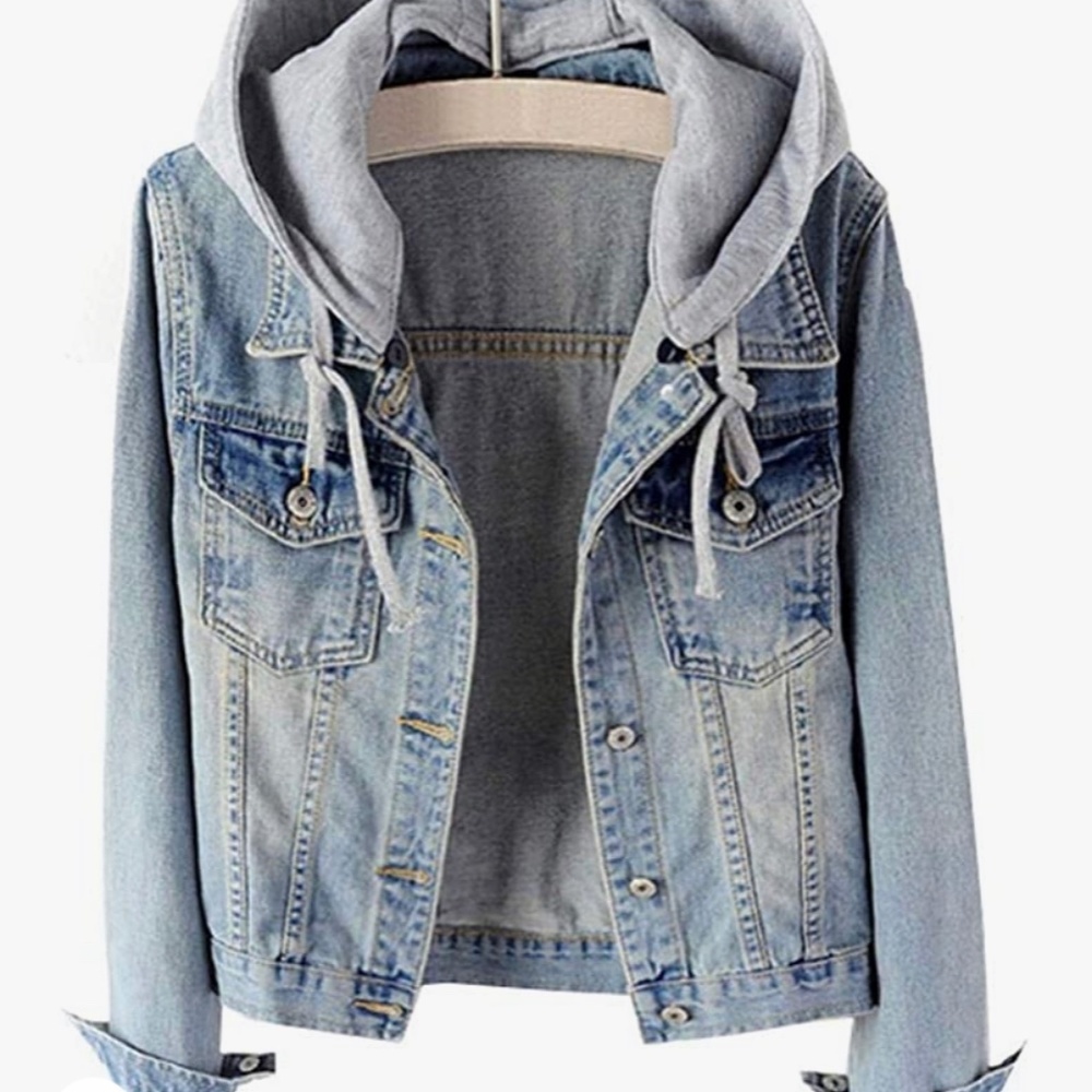 LifeShe Women's Casual Detachable Hoodie